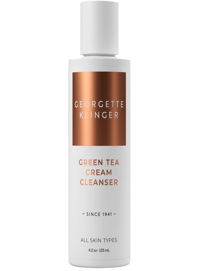 Georgette Klinger Green Tea Cream Cleanser - Hydrating Lightweight with Jasmine, Prickly Pear, Olive, Avocado Maintains Moisture, Nourishes and Soothes Dry Skin with Antioxidant Protection - 4.2 oz - Image 1